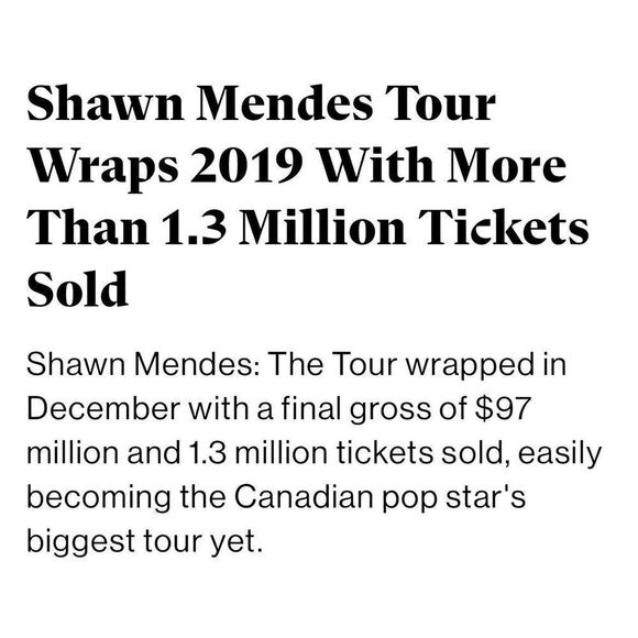 Shawn Mendes 2019 The Tour Official Concert Tee - Picture 12 of 13